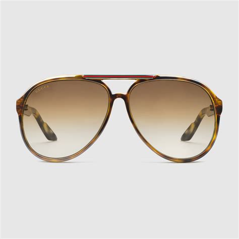 gucci men aviator sunglasses|Gucci 56mm exaggerated aviator sunglasses.